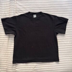 Okay to Rest - Black Blank Tee - Size S